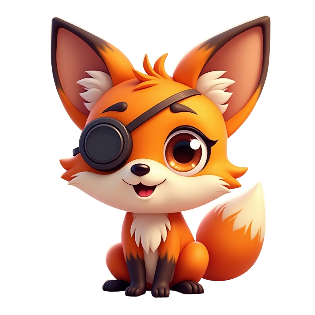 Adventurous Fox with Monocle